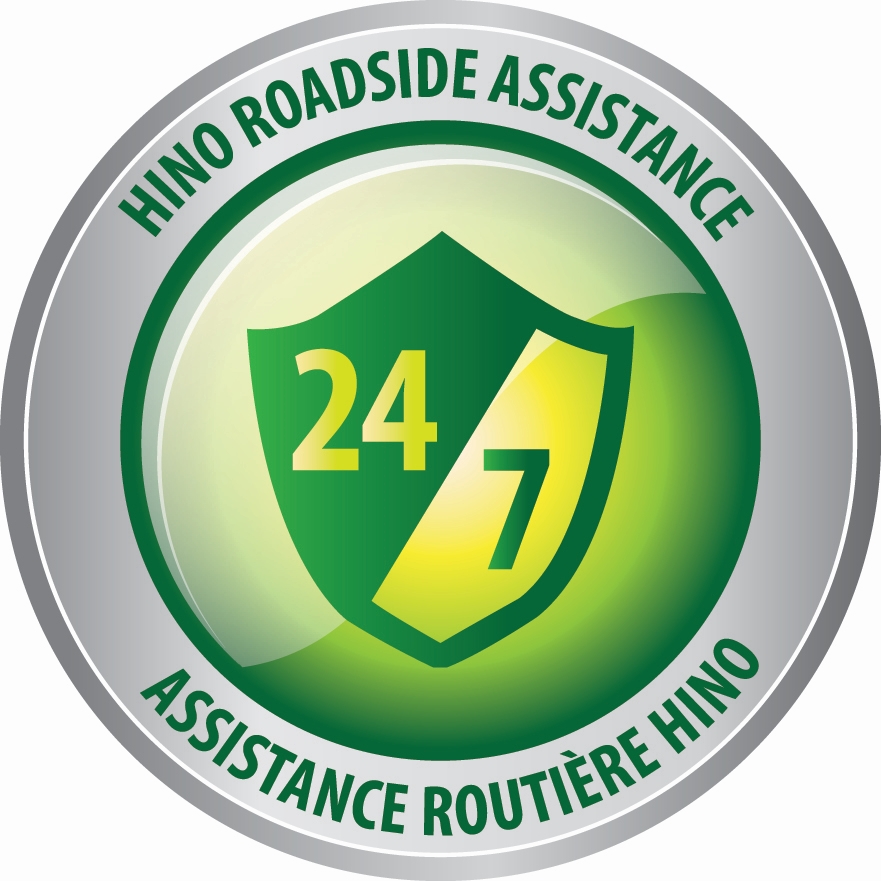 Hino Trucks come with 24/7 Roadside Assitance
